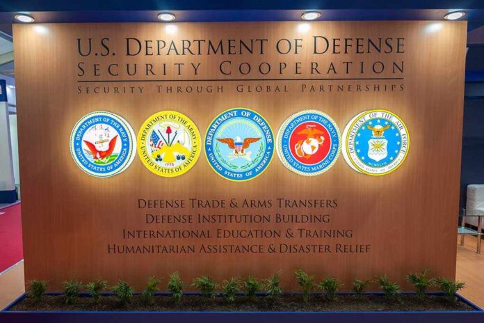 1283770690 featured image U.S. Department of Defense Security Cooperation display with logos.