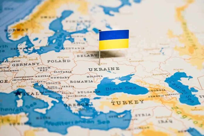 1331092814 featured image Ukraine flag on map of Eastern Europe