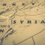 Map showing Syria and surrounding regions