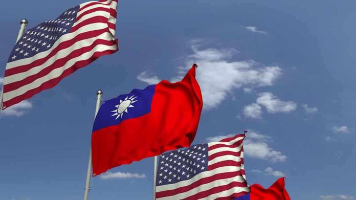 1500442529 featured image American and Taiwanese flags waving in the sky