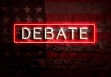 debate sign