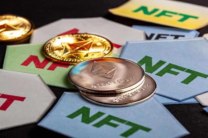 1966009153 featured image Ethereum coins on NFT cards background