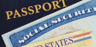 Passport, social security card, and drivers license.