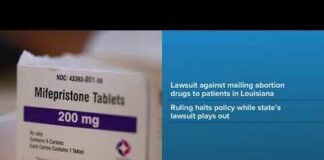 Appeals court blocks mailing of abortion pills during Louisiana lawsuit