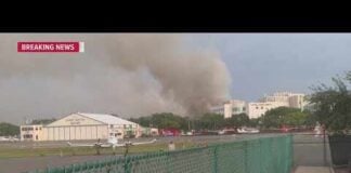 Crews battle 2-alarm fire at building on USF St. Pete campus