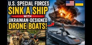 U.S. Special Forces sink a ship with Ukrainian-designed drone boats