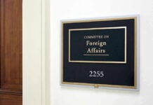 Israel Warns U.S.–Iran Deal Leaves Core Threats Intact Signage for the Committee on Foreign Affairs.