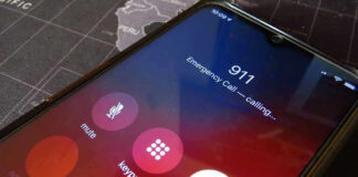 Viewers Find No Evidence of Featured 911 Call Phone screen showing 911 emergency call in progress.