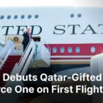 Trump Takes First Flight on Qatar-Gifted New Air Force One Ahead of Historic July 4 Flyover | AC1N