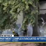 Wall-Blowing Electrical Blast Nearly Hits Tacoma Firefighters VIDEO: Explosion rocks Tacoma apartment complex, residents evacuated and displaced