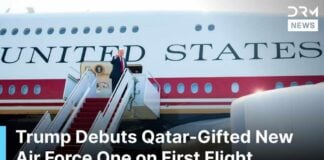 Gift Plane, Billion-Dollar Catch? Trump Takes First Flight on Qatar-Gifted New Air Force One Ahead of Historic July 4 Flyover | AC1N