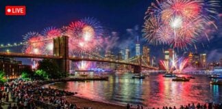 A Fire Broke Out as 60,000 Fireworks Lit Up New York 🔴 LIVE Macy's Fireworks 2026 - New York City Macy's 4th of July Fireworks 2026 Brooklyn Bridge Park