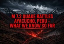 M 7.2 Quake Rattles Ayacucho, Peru – What We Know So Far
