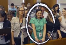Who Is The Woman Smirking At The Lindsay Clancy Trial?