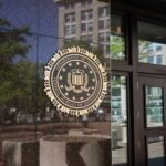 FBI seal on a building entrance