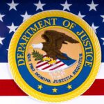 Newsom’s Donor-Funded Travel Under Scrutiny Department of Justice seal on American flag background