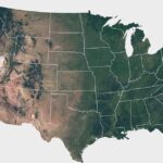A Powerful Heat Dome Is Turning Much of America United States map with state boundaries