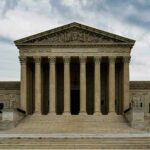 Birthright Citizenship Fight Returns Supreme Court building with grand columns and steps