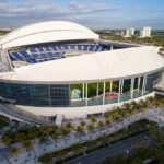 World Cup Terror: ISIS Circles America Baseball stadium with retractable roof partially open