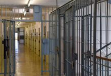 U.S. Deportees Face Risk After Removal Prison corridor with barred doors