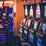 Vegas Bride Ordered to Repay $280K Row of slot machines in a casino